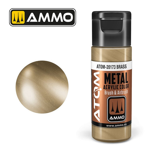 Ammo ATOM-20173 METALLIC Brass (20ml)