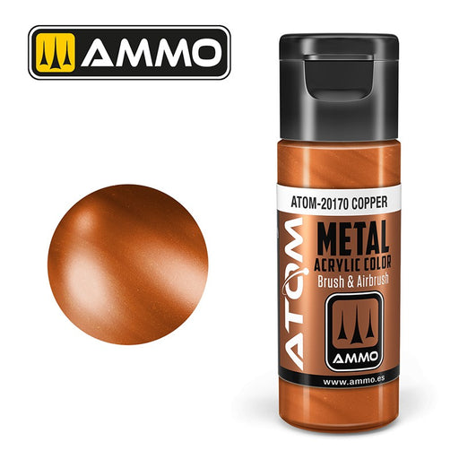 Ammo ATOM-20170 METALLIC Copper (20ml)