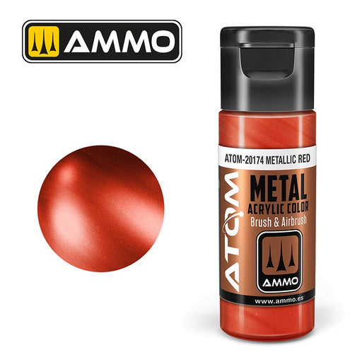 Ammo ATOM-20174 METALLIC Red (20ml)