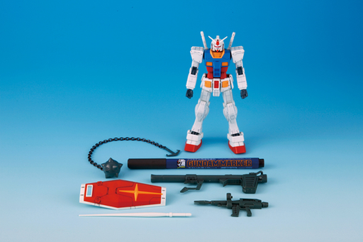 1/144 HG Gunpla Starter Set vol.2 RX-78-2 Gundam Animation Color ver. & Gundam Marker GM02 Extra-Fine Panel Lining Pen Gray.