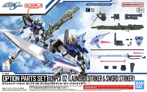 1/144 Gundam Option Parts Set Gunpla 02 Launcher Striker and Sword Striker