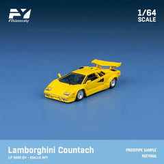 1/64 Finclassically Lamborghini Countach LP5000 QV Yellow