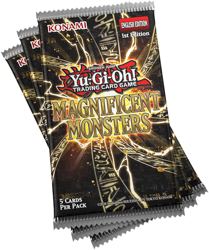 Yu-Gi-Oh! TCG Magnificent Monster 3-pack booster box English Version.