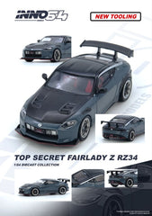 1/64 Inno64 Top Secret Nissan Fairlady Z (RX34) Stealth Gray IN64-Z34TS-SG
