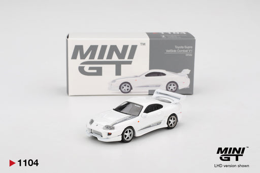 1/64 Mini GT Toyota Supra VeilSide Combat V-II White #1104 Box