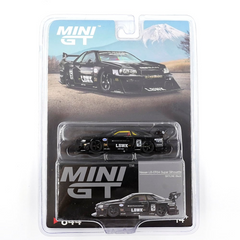 1/64 Mini GT Nissan LB ER34 Super Silhouette #844 Black Blister