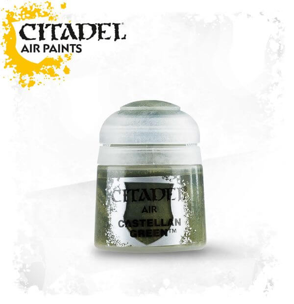 Citadel Airbrush Paint (12ml) Castellan Green