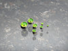 Clear Dome Green M (4.0/4.5/5.0/5.5/6.0mm diameter) (7 pieces each)