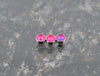 Clear Dome Pink M (4.0/4.5/5.0/5.5/6.0mm diameter) (7 pieces each)