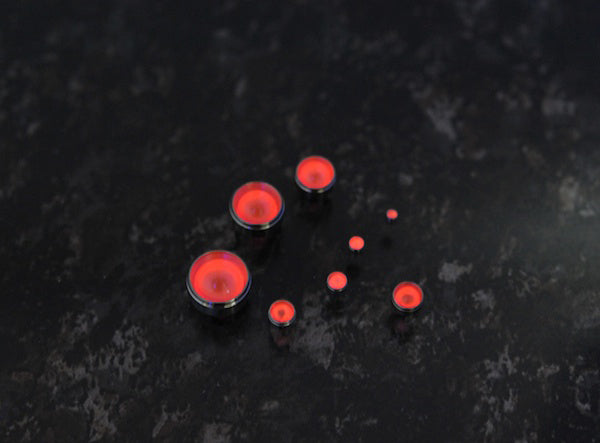 Clear Dome Pink M (4.0/4.5/5.0/5.5/6.0mm diameter) (7 pieces each)