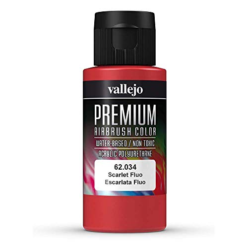 Vallejo 62.034 Premium Color Scarlet  Fluorescent 60ml