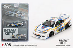 1/64 Mini GT Nissan LB-Super Silhouette S15 Silvia #555 2023 Formula Drift Japan No.887 Blister
