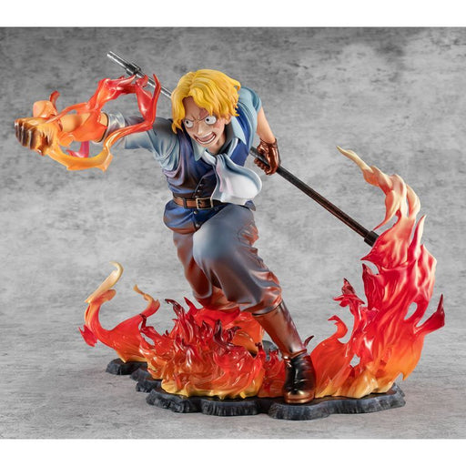 Megahouse One Piece Portrait Of Pirates Sabo - Fire Fist Inheritance Limited Edition Statue