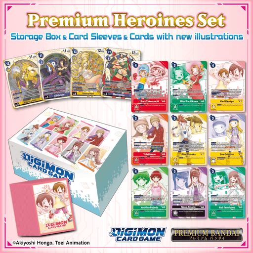 Digimon Card Game PB-18 Premium Heroines Set English