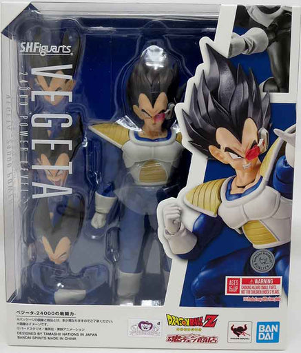 Tamashii Nations S.H. Figuarts Dragon Ball Z Vegeta 24000 Power Level Web Exclusive Action Figure