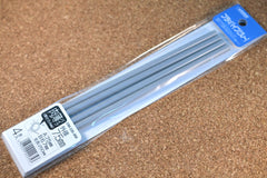 7.5mm Plastic Pipe Gray Thin Type (7.5/6.7mm outer/inner diameter x 250mm long) (4 pieces)