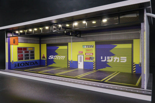 1/64 G-Fans 710023 Spoon Garage with LED Diorama