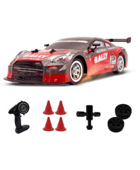 1/16 Funsterz Drift Series RC Car DC191A Nissan R35 Black/Red Assortment 2.4GHz High-Speed Racing Drift