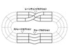 Expansion Lane Change & Extension (Straight & Wave) Set for Mini 4WD Japan Cup Junior Circuit (White)