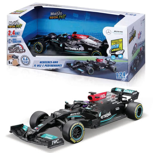 1/24 Maisto Tech RC Mercedes AMG F1 W12 E Performance (2.4GHz, USB charger)