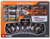 Bburago 1/43 McLaren F1 Die-Cast Model Car 7-Pack with Display Stand Deluxe Gift Set