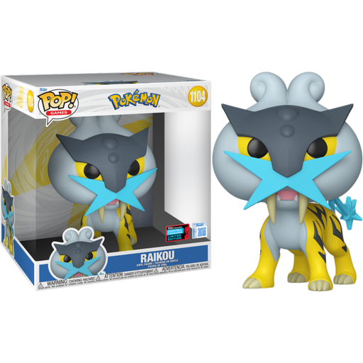 Funko Pop Jumbo! Games: Pokemon - Raikou (NYCC25)