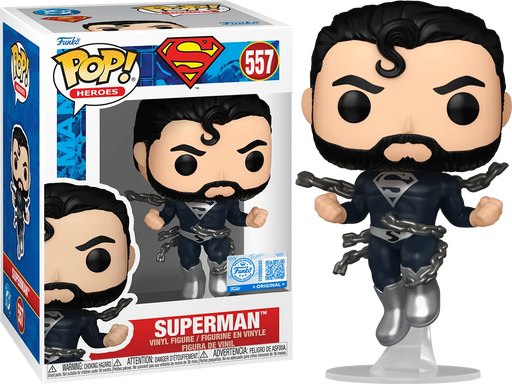 Funko Pop! Heroes: DC Superman Black (Exc)