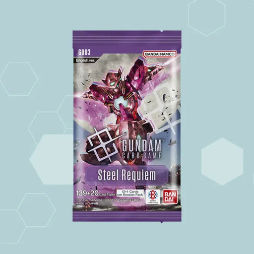 Gundam Card Game GD-03 Steel Requiem Booster Box (24 packs) (English Version)
