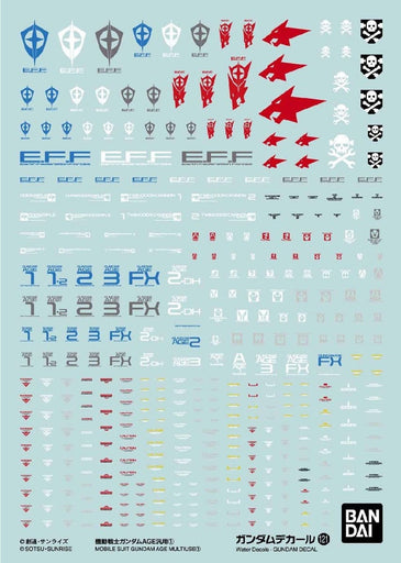 Gundam Decal #121 for Gundam AGE MS #1