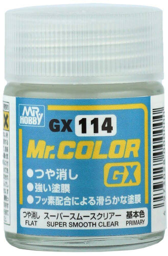 GX114 Mr. Color GX (18ml) Super Smooth Clear Flat