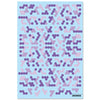 Hex Camouflage Decals Purple (for White or Light Color Parts) (14cm x 10cm) (1 sheet)