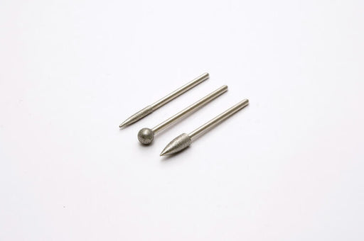 HT189 Steel Diamond Bits Set B for Electric Routers (2.35mm shank diameter) (3 different bits 1 each)