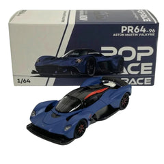 1/64 PopRace PR64-96 Aston Martin Valkyrie Blue (MP)