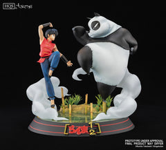 1/8 Scale Tsume Art Ranma 1/2 Ranma and Genma Jusenkyo's Cursed HQS Statue