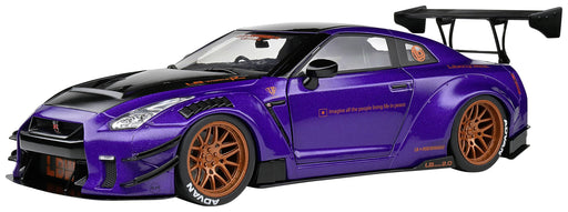 1/18 Solido Nissan Skyline GT-R R35 Liberty Walk Body Kit Type Purple