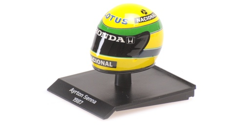 1/10 Minichamps Ayrton Senna Helmet 1987 ABS 540388712