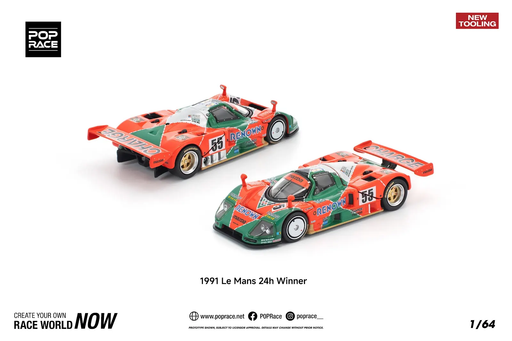 1/64 PopRace PR64-301 Mazda 787B Le Mans 1991 Winner (MP)
