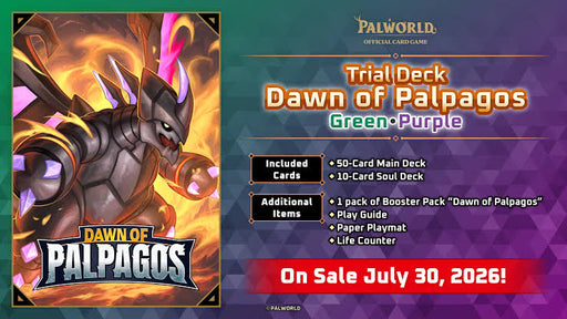 Palworld TCG TD02 Dawn of Palpagos Trial Deck Green-Purple