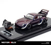 1/64 Motorhelix Porsche RWB 993 Army Girl Purple with Engine