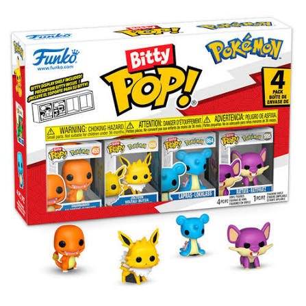 Funko Bitty Pop! Games: Pokemon - Charmander 4Pk