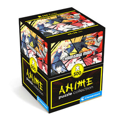 Clementoni 35607 Chainsaw Man 500pcs Puzzle Jigsaw Cube Box