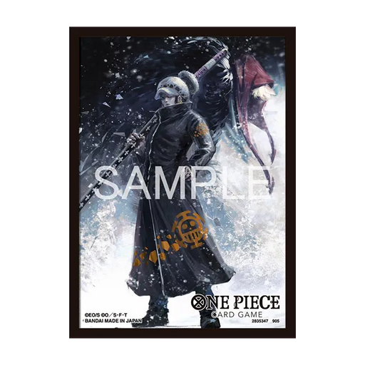 One Piece Card Game Official Sleeve PBandai Exclusive V.6 Trafalgar Law
