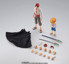 Tamashii Nations S.H. Figuarts One Piece Shanks and Monkey D.Luffy Kid Era Figure