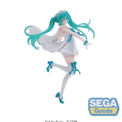 Sega Hatsune Miku Series Spm Statue Hatsune Miku 15th Anniversary Zhou Ver. Super Premium Figure