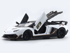 1/24 MSZ Lamborghini Aventador SVJ White/Black (Try Me Function)
