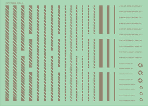 Line Decals 01 Gray (14cm x 10cm) (1 sheet)