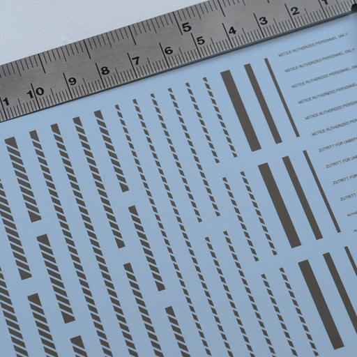 Line Decals 01 Gray (14cm x 10cm) (1 sheet)
