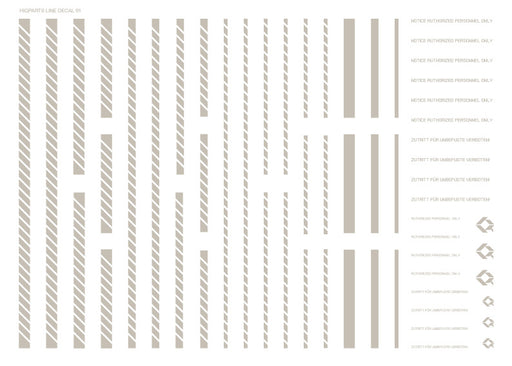 Line Decals 01 Light Gray (14cm x 10cm) (1 sheet)
