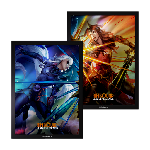 Riftbound: League of Legends TCG Vendetta Art Sleeves #3 Diana vs Leona (100 Sleeves)