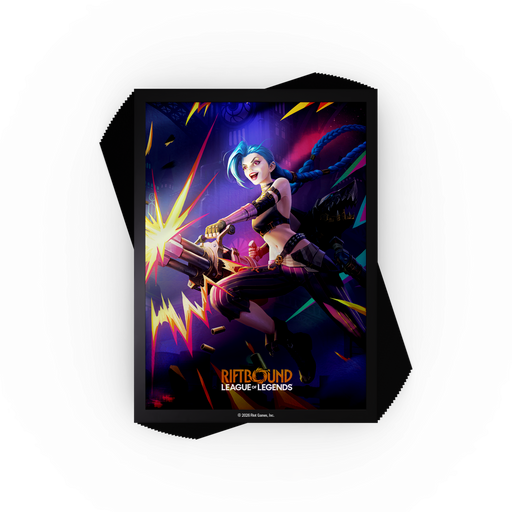 Riftbound: League of Legends TCG Vendetta Art Sleeves #1 Vi vs Jinx (100 Sleeves)